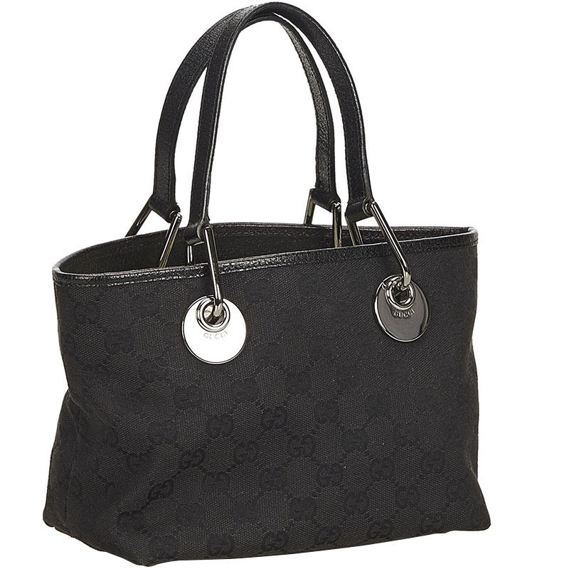 

Gucci Black Guccissima Jacquard Everyday Bag