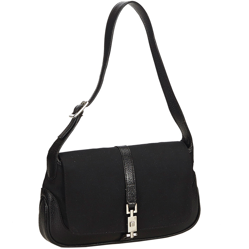 

Gucci Black Nylon Jackie Shoulder Bag