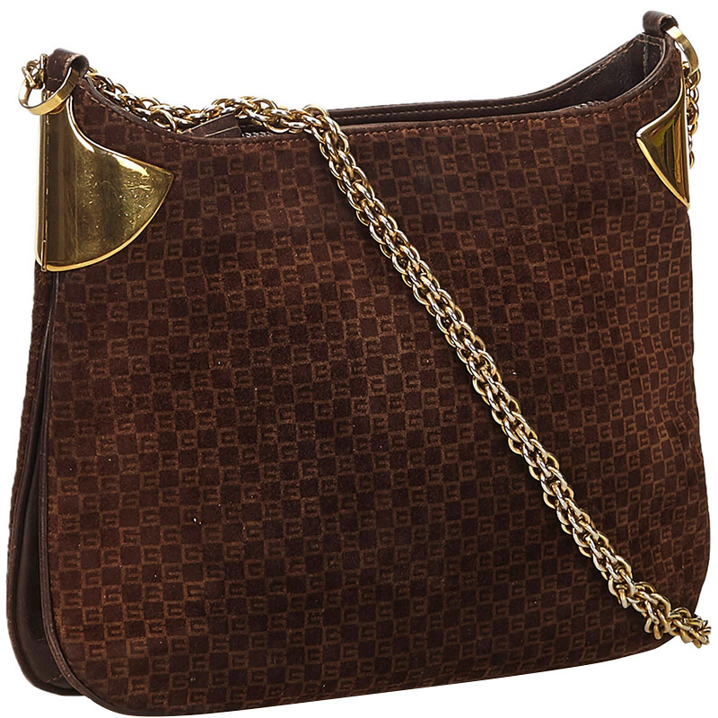 

Gucci Brown Chain Shoulder Bag