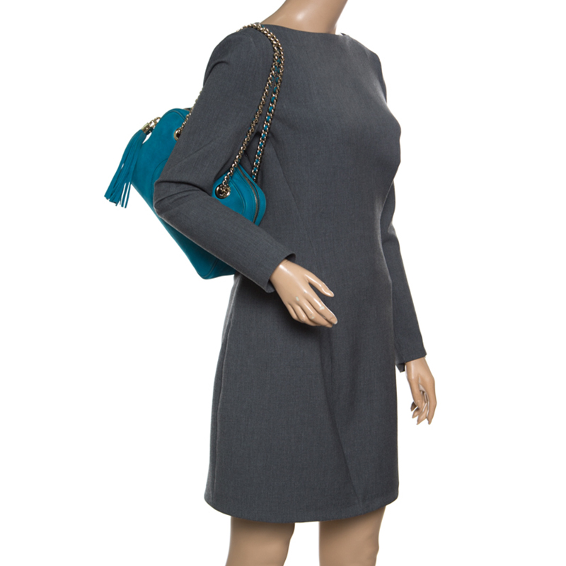 

Gucci Blue Leather  Soho Chain Shoulder Bag