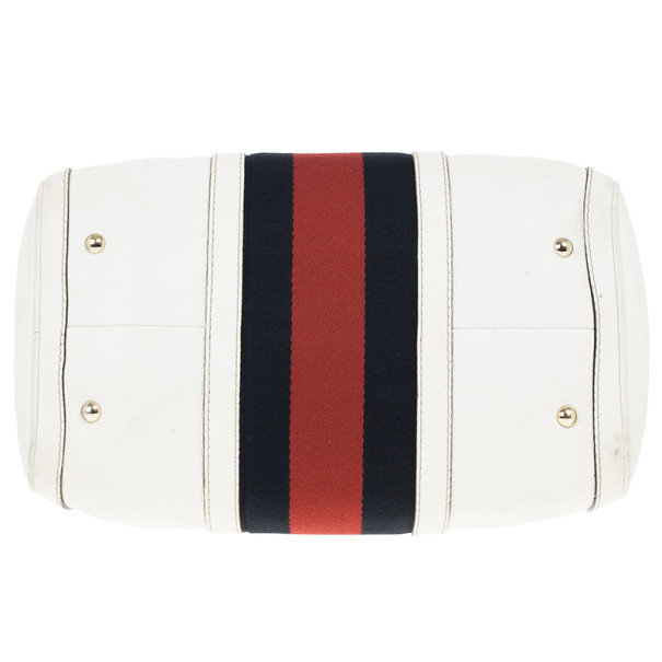 Gucci Vintage Web stripe GG boston bag – Lady Clara's Collection