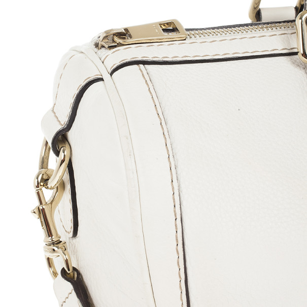 Boston leather handbag Gucci White in Leather - 28133315