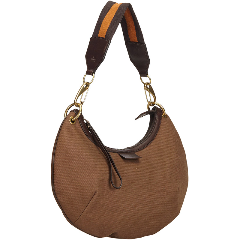 

Gucci Brown Canvas Shoulder Bag