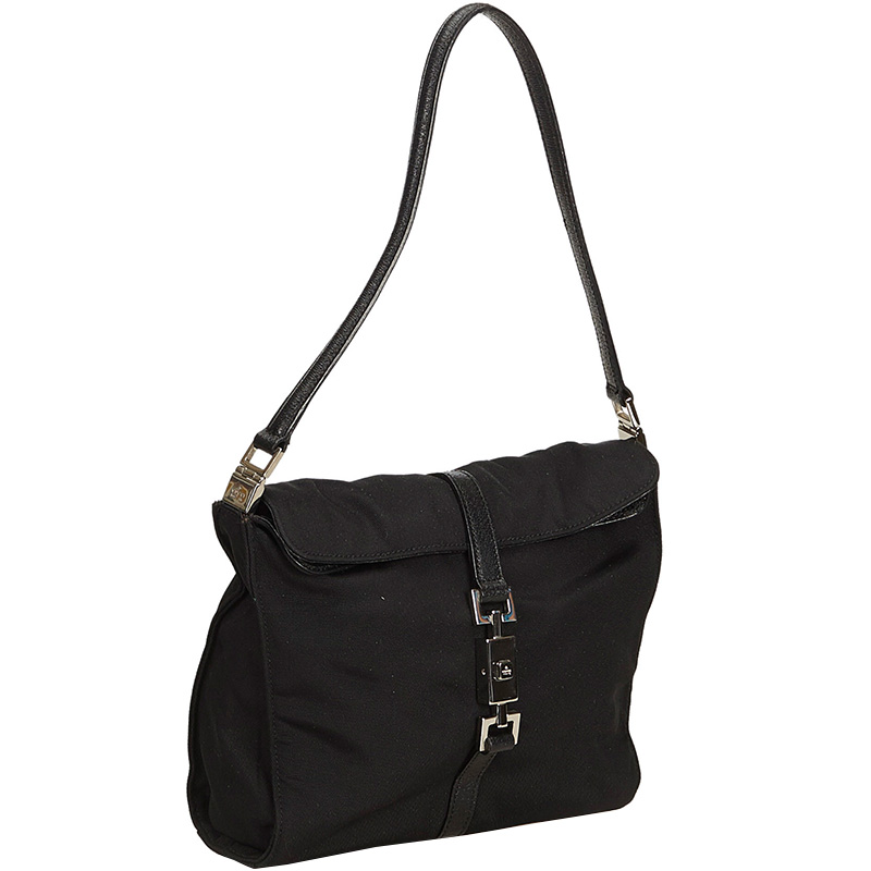 

Gucci Black Nylon Jackie Shoulder Bag
