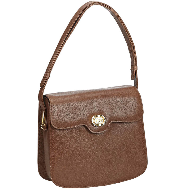 

Gucci Brown Leather Everyday Bag