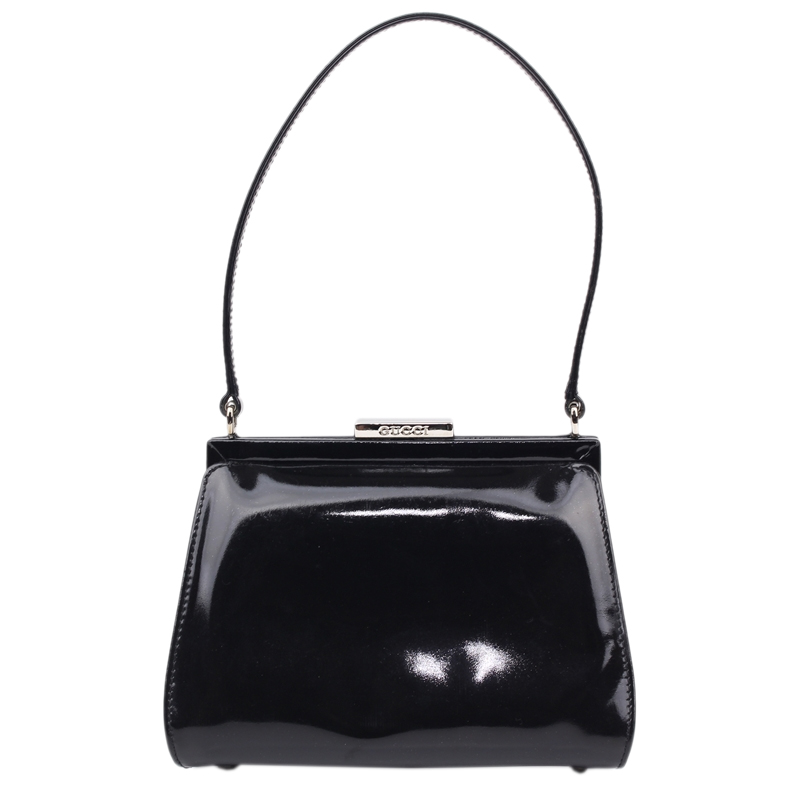 black patent gucci bag