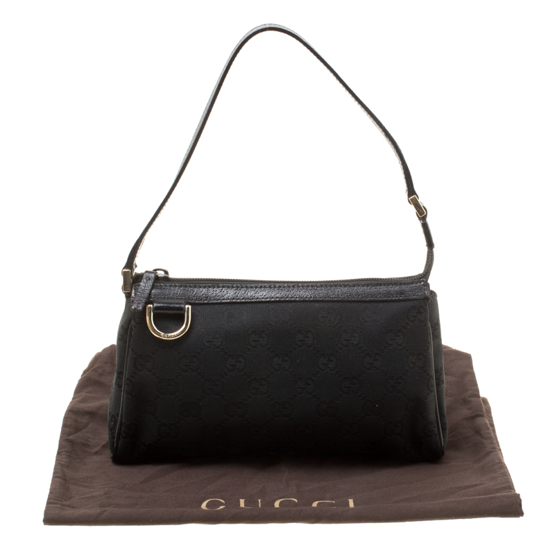 Gucci Red Leather Abbey D-Ring Pochette 
