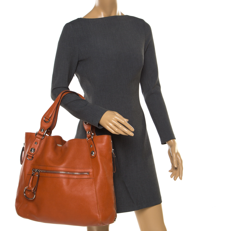 

Gucci Orange Leather  Icon Bit Tote