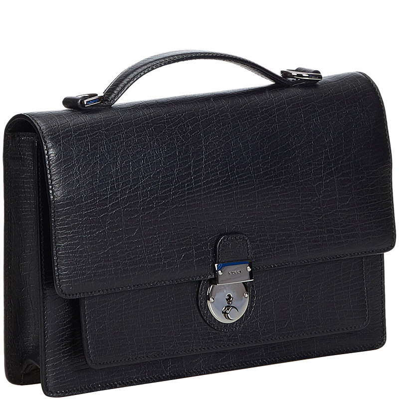 

Gucci Black Leather Everyday Bag