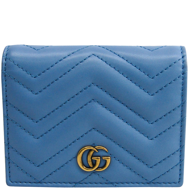 gucci blue card holder