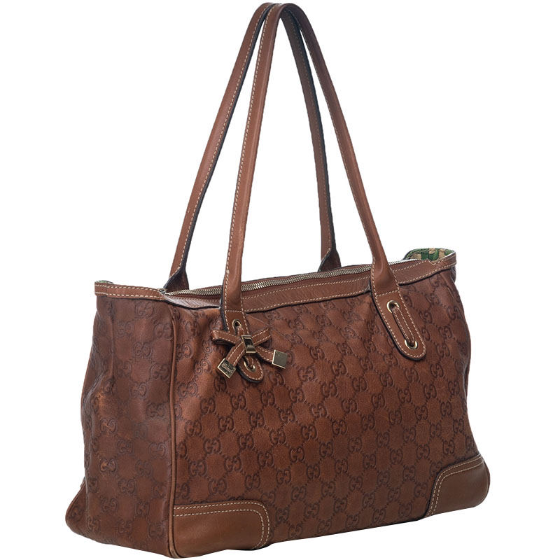 

Gucci Brown Guccissima Leather Princy Everyday Bag