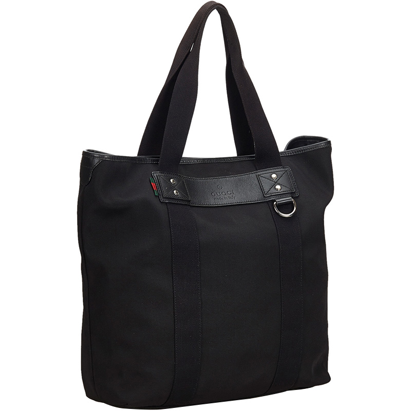 

Gucci Black Nylon Tote Bag