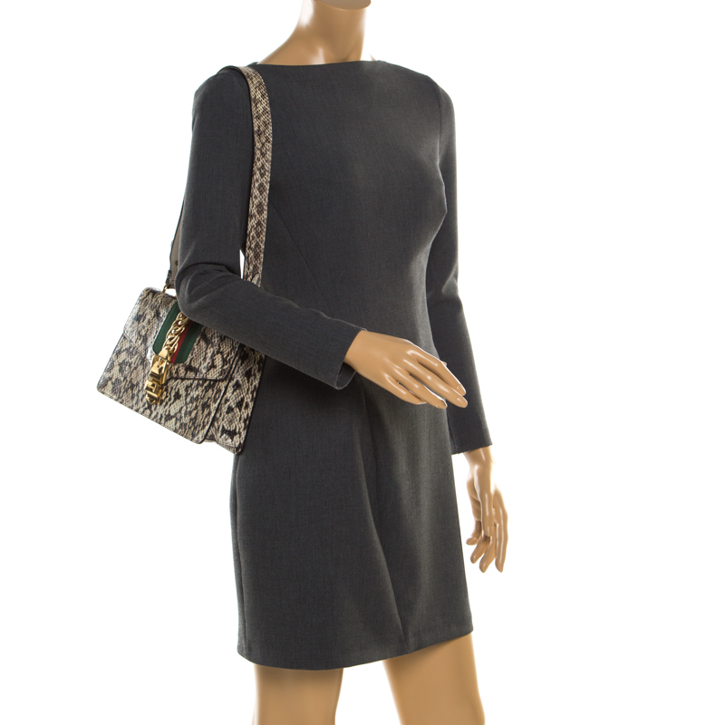 

Gucci Multicolor Snakeskin Sylvie Shoulder bag
