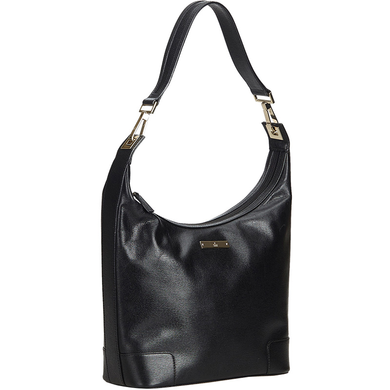 

Gucci Black Leather Hobo Bag