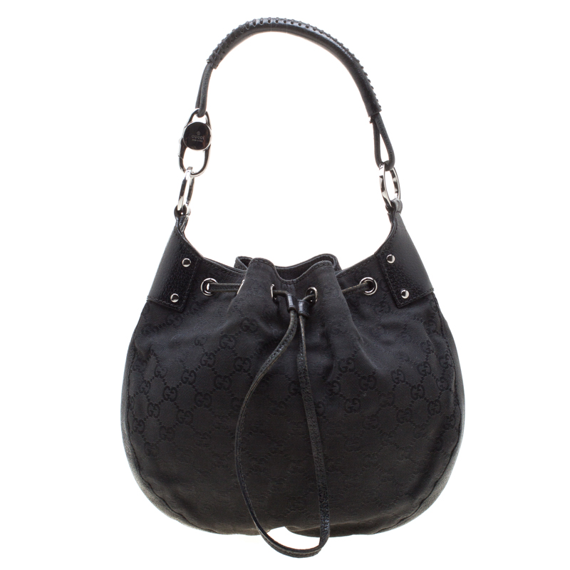 gucci drawstring hobo