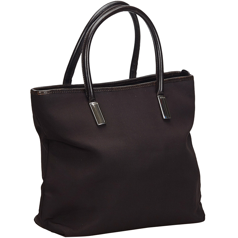

Gucci Black Canvas Tote Bag