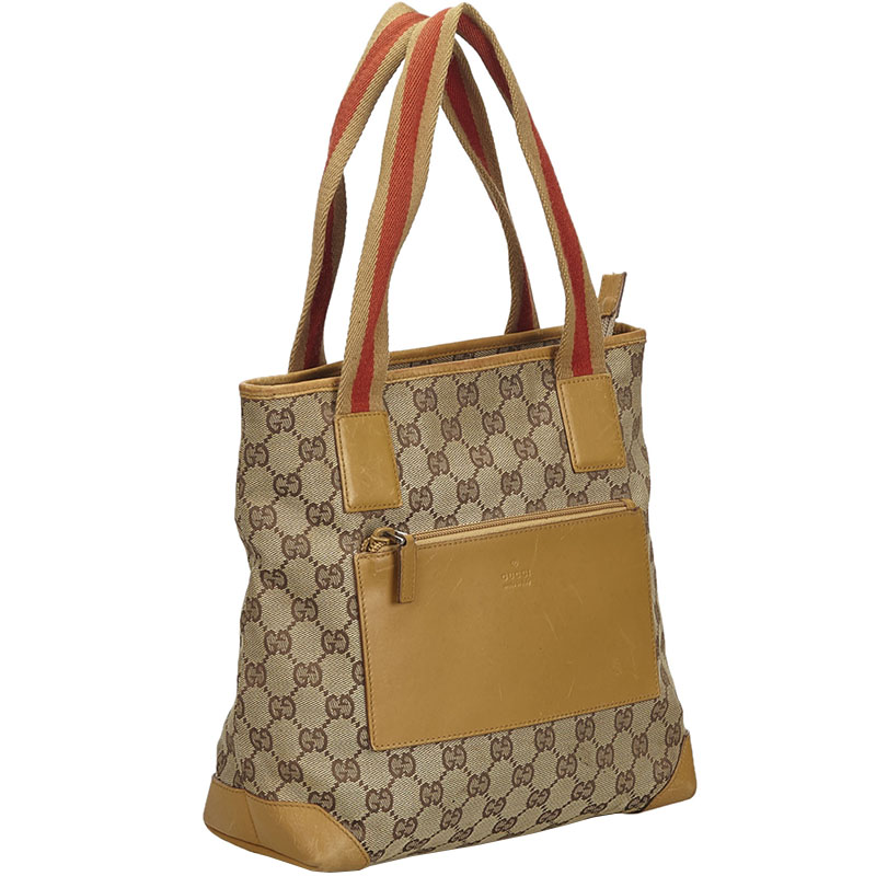 

Gucci Beige/Brown GG Canvas and Leather Web Shoulder Bag