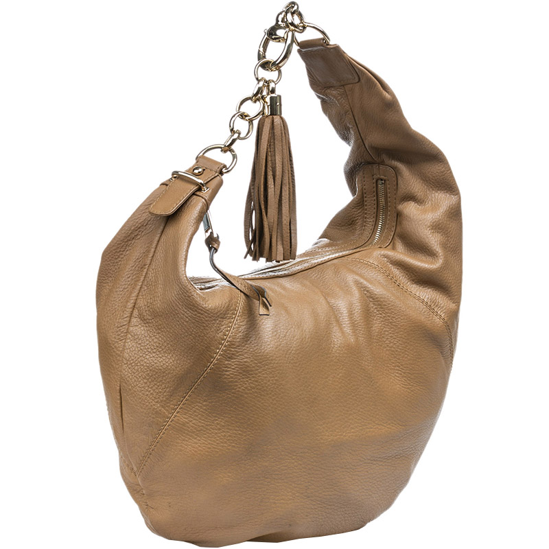 

Gucci Brown Sienna Leather Hobo Bag