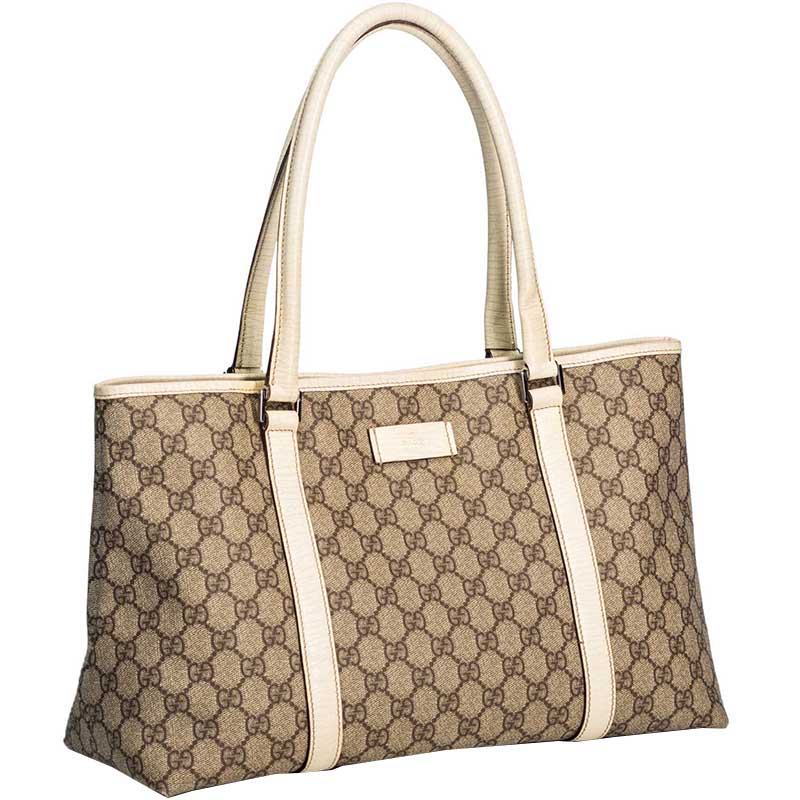 

Gucci Beige/ Brown GG Canvas Tote Bag