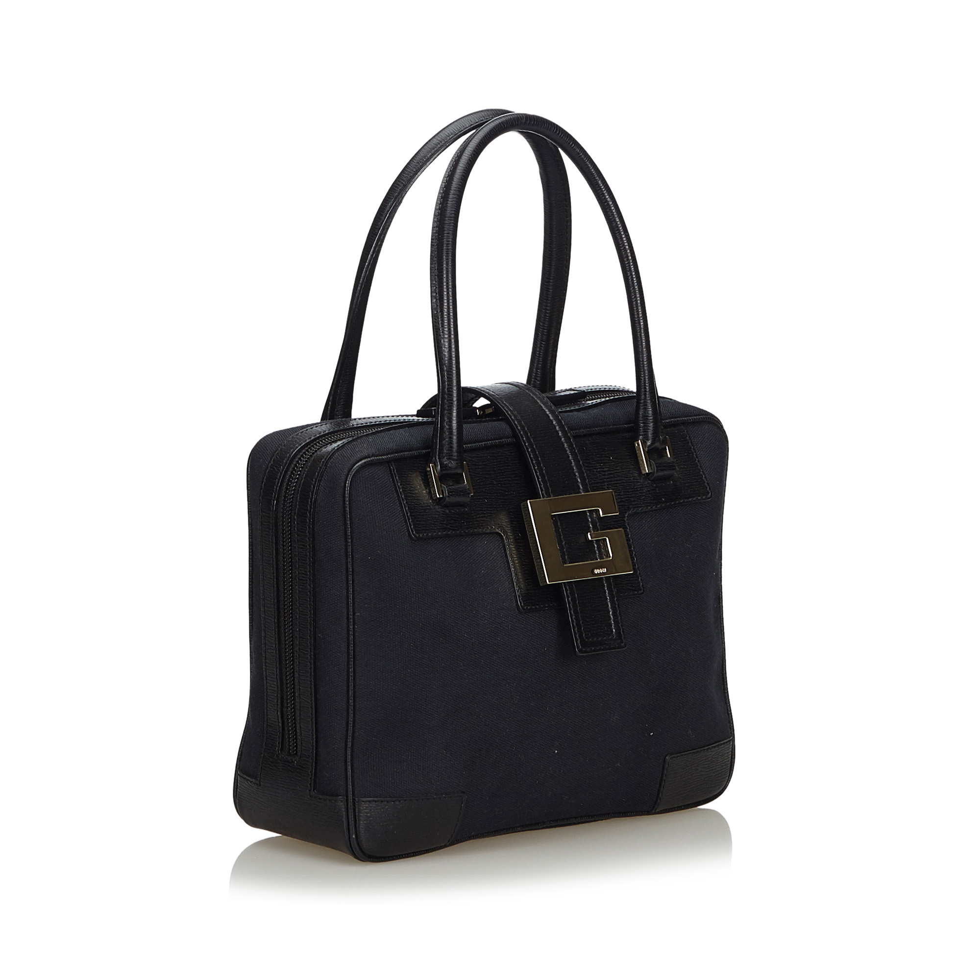 Gucci Black Canvas Handbag