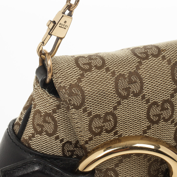 Gucci Tom Ford Monogram Horsebit Chain Clutch Bag Gucci TLC