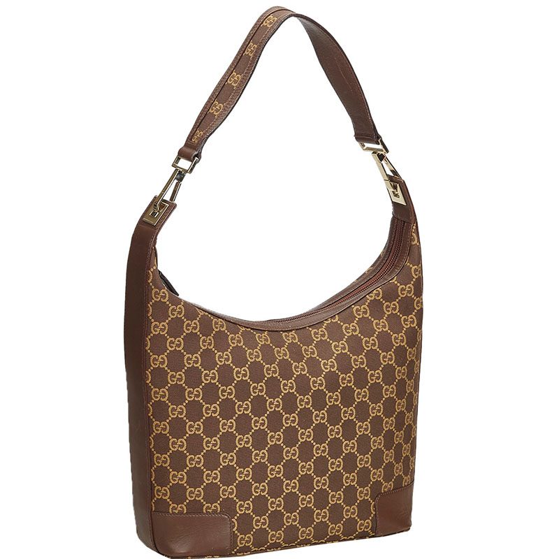 

Gucci Brown GG Canvas Shoulder Bag