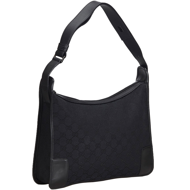 

Gucci Black Jacquard Canvas Shoulder Bag