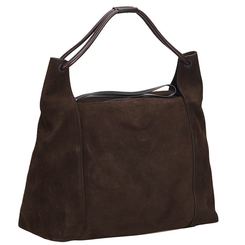 

Gucci Brown Suede Shoulder Bag
