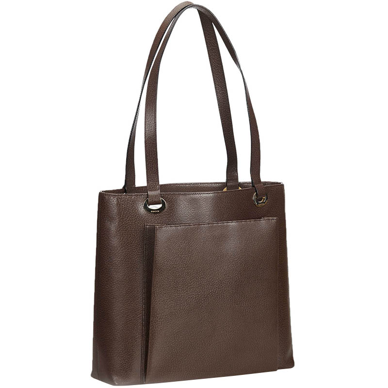 

Gucci Brown/Dark Brown Leather Shoulder Bag