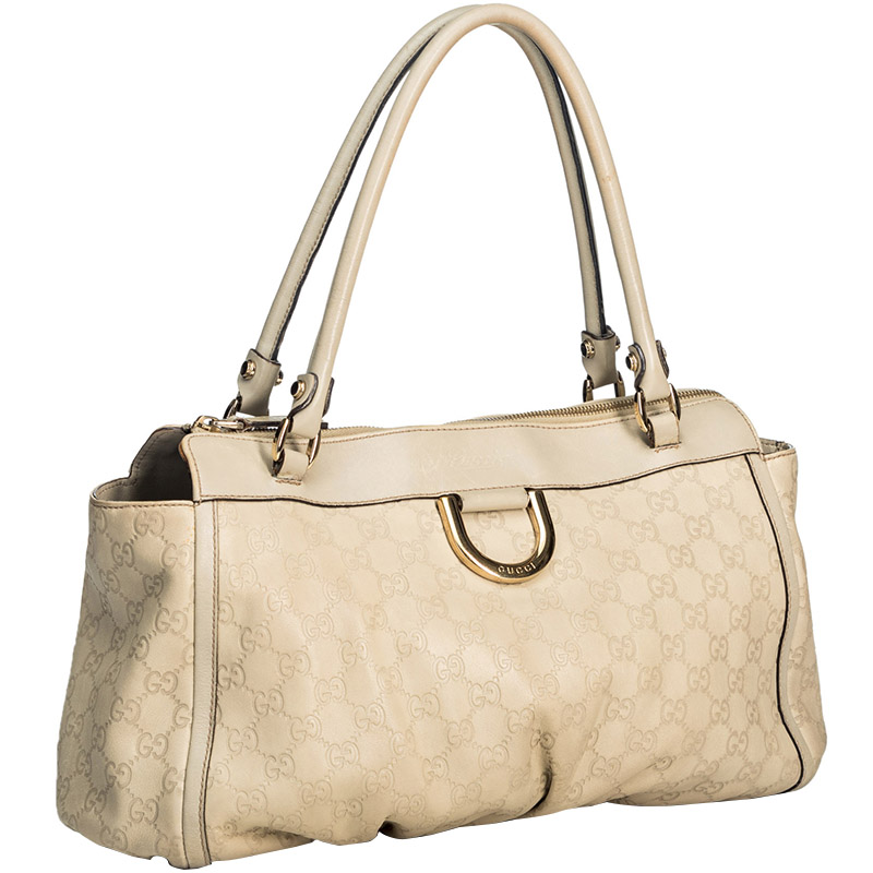 

Gucci Brown/Beige Guccissima Leather Abbey Shoulder Bag