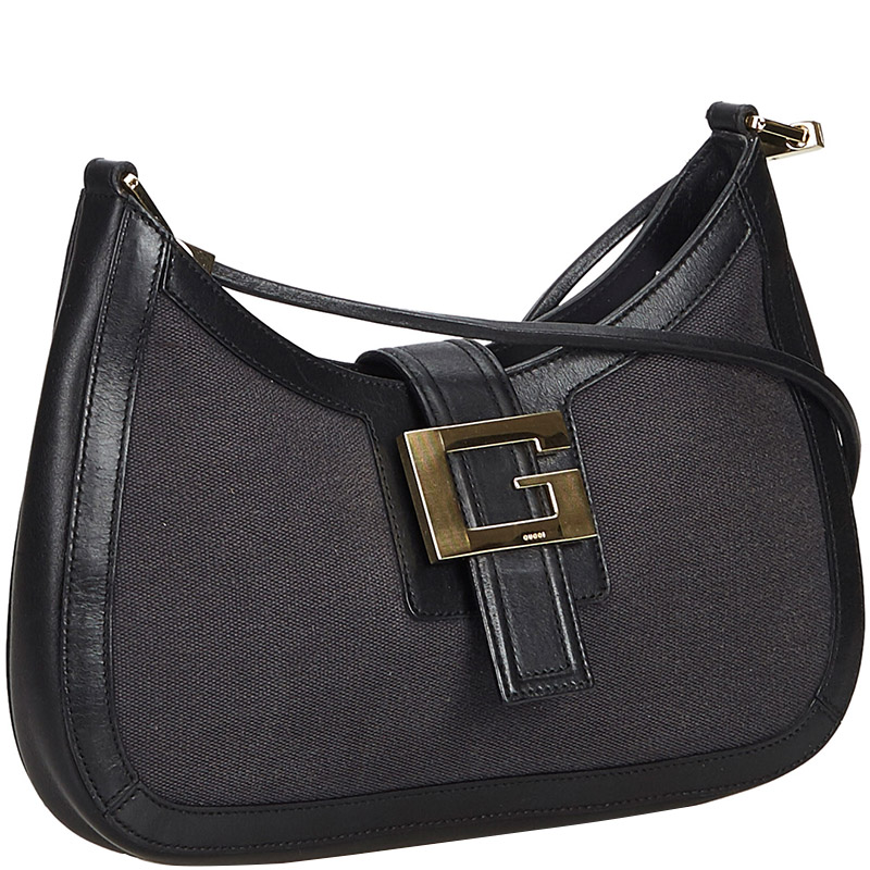 

Gucci Black Leather Shoulder Bag