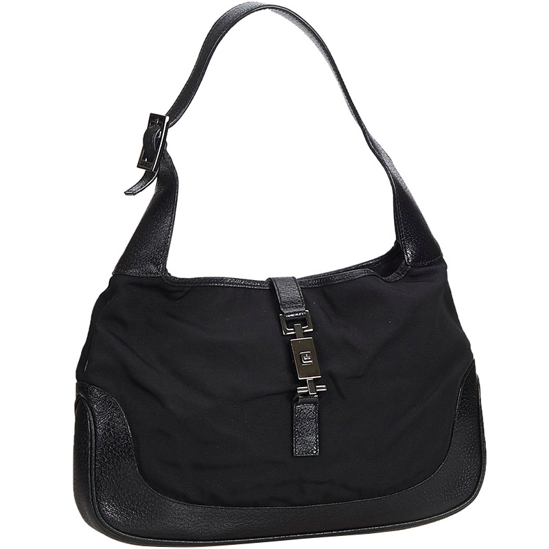 

Gucci Black Nylon Jackie Shoulder Bag