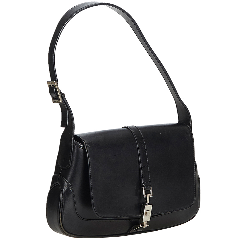 

Gucci Black Leather Jackie Shoulder Bag