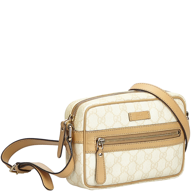 

Gucci White GG Crossbody Bag