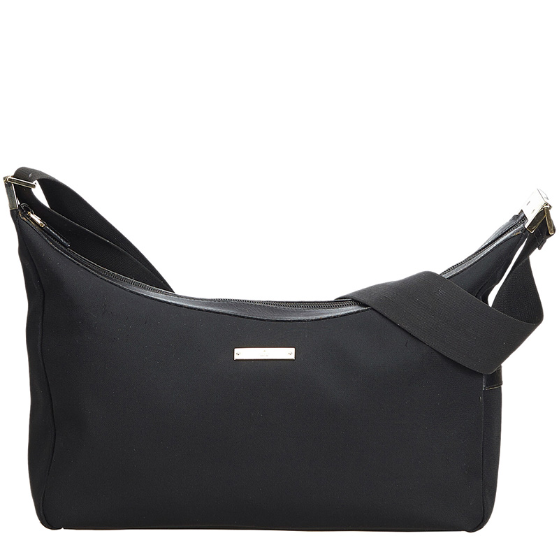 Gucci Black Canvas Crossbody Bag