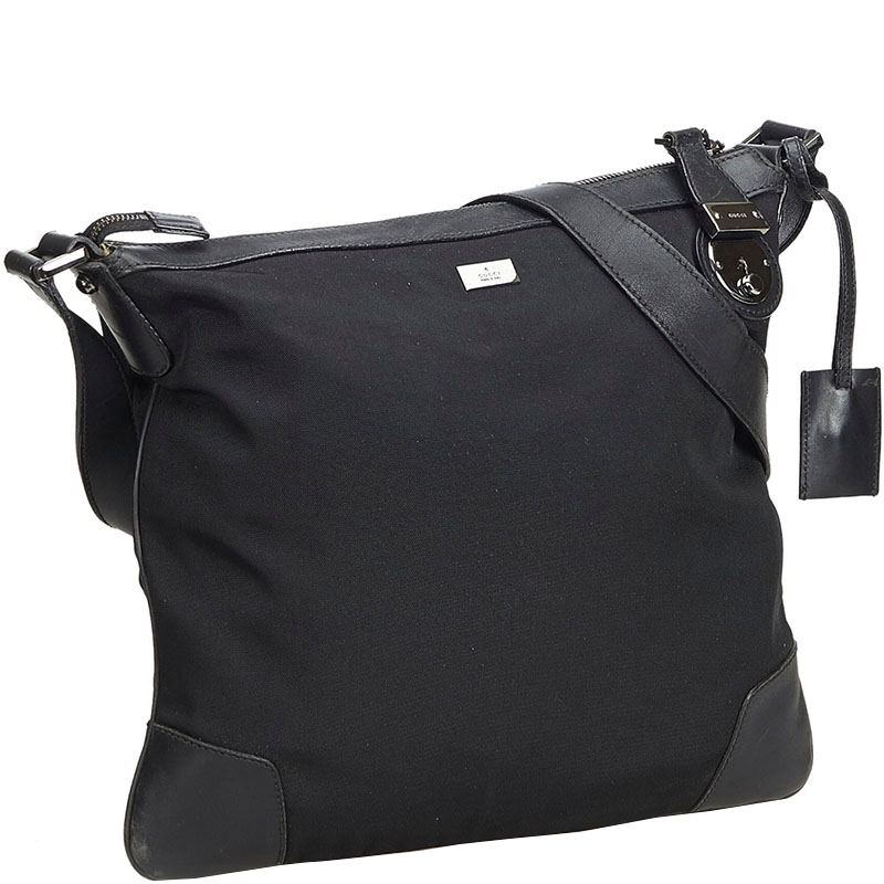 

Gucci Black Nylon And Leather Crossbody Bag