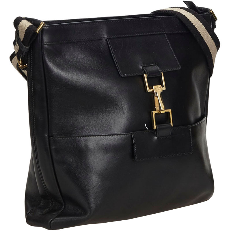 

Gucci Black Leather Crossbody Bag