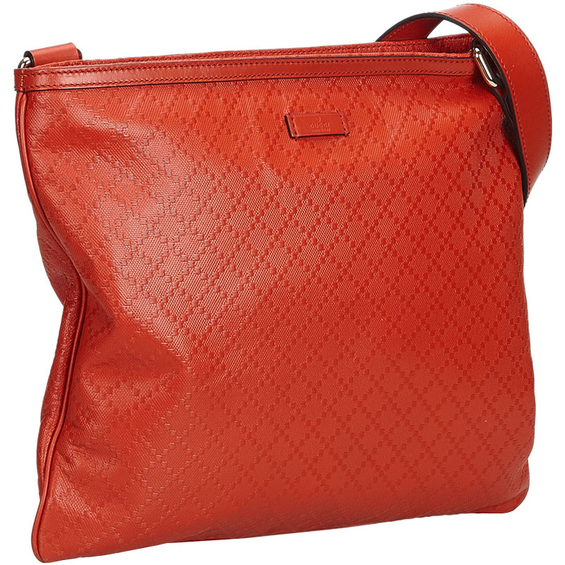 

Gucci Red Diamante Leather Crossbody Bag