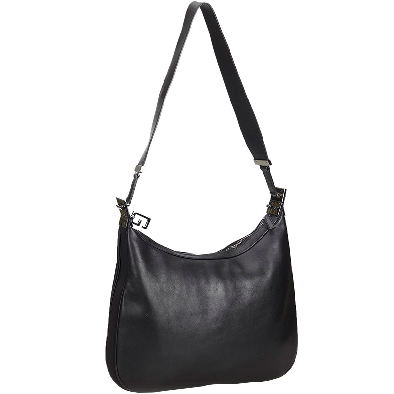 

Gucci Black Leather Shoulder Bag