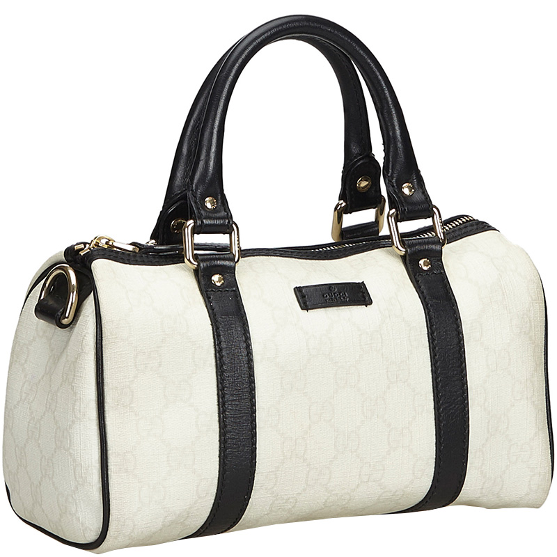 

Gucci White GG Canvas Joy Boston Bag
