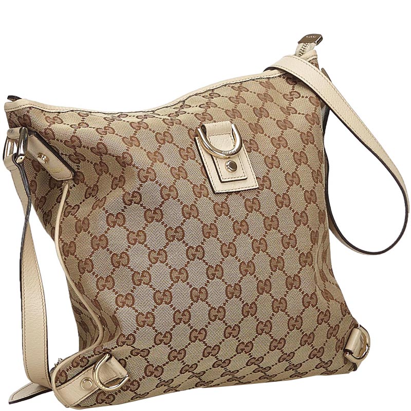 

Gucci Brown/Beige GG Canvas Abbey D-Ring Handbag