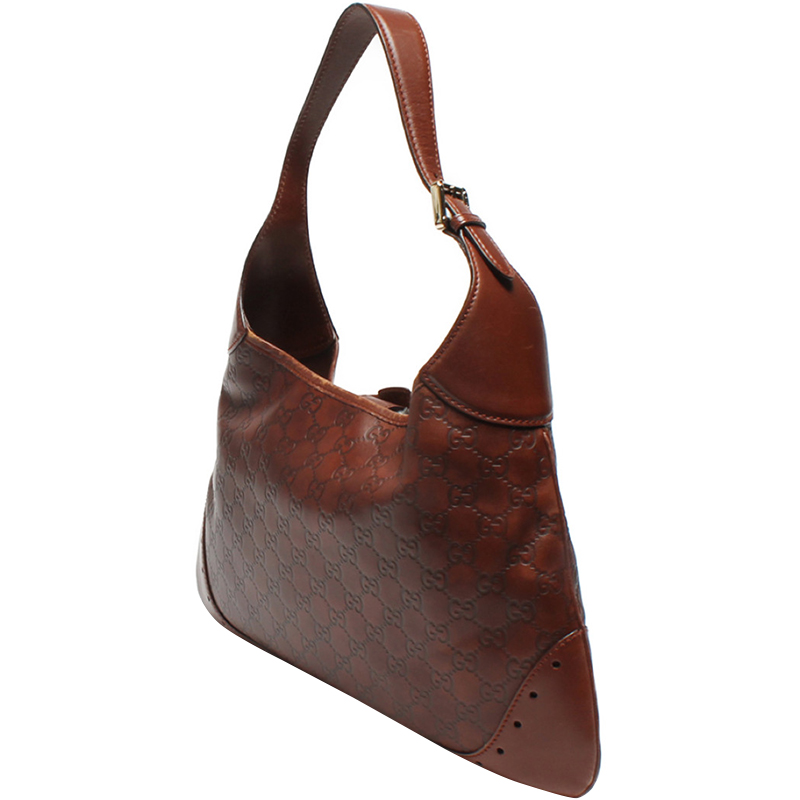 

Gucci Brown Guccisima Leather Hobo Bag