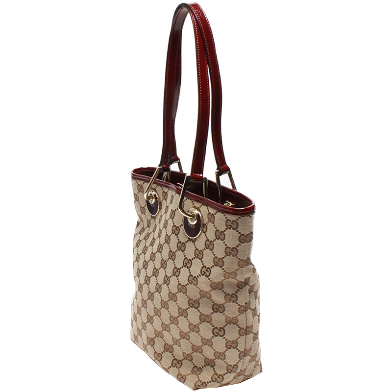 

Gucci Beige GG Canvas Tote Bag