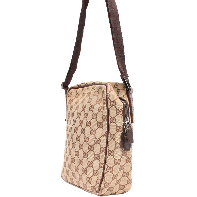 

Gucci Beige GG Canvas Shoulder Bag