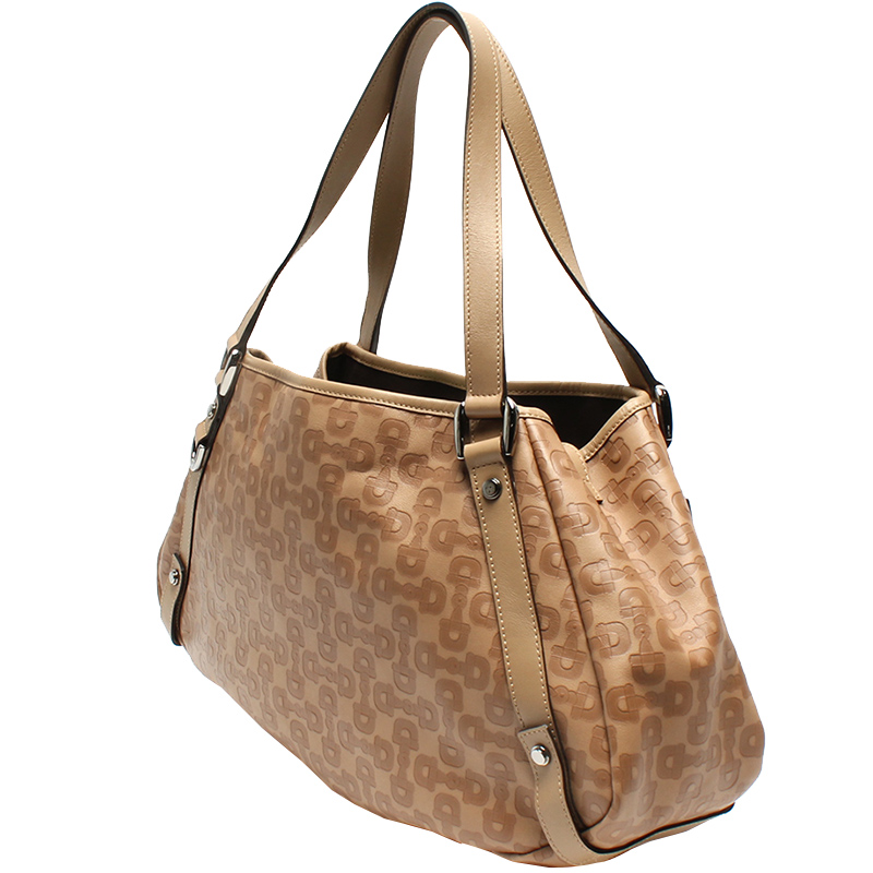

Gucci Brown Leather GG Abbey Tote