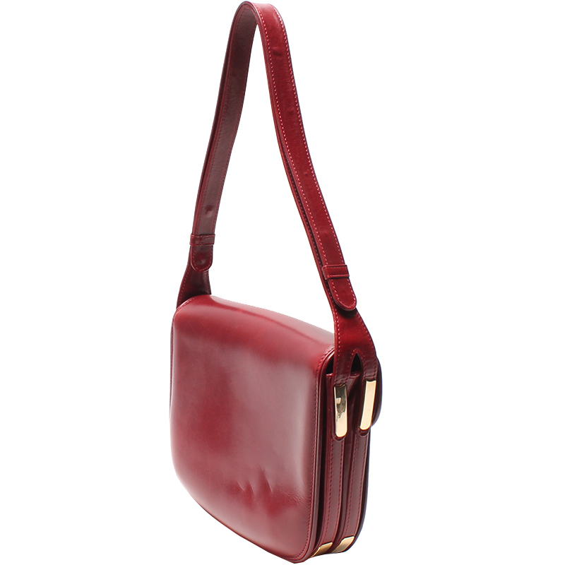 

Gucci Red Patent Leather Shoulder Bag