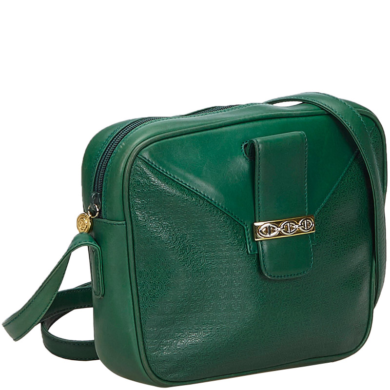 

Gucci Green Leather Crossbody Bag