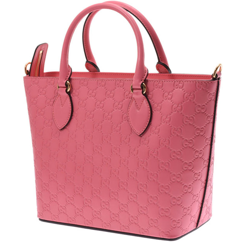

Gucci Pink Leather Handbag