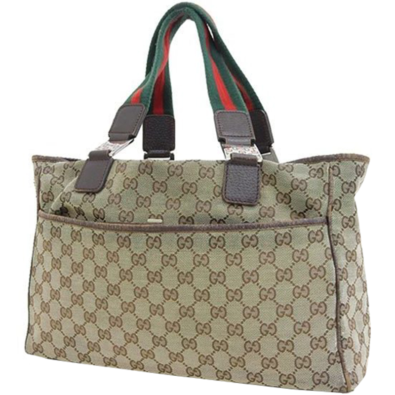 

Gucci Beige Guccissima Canvas Tote Bag
