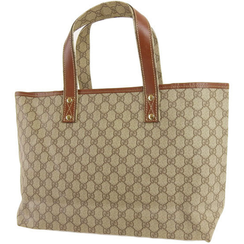 

Gucci Beige GG Coated Canvas Tote Bag
